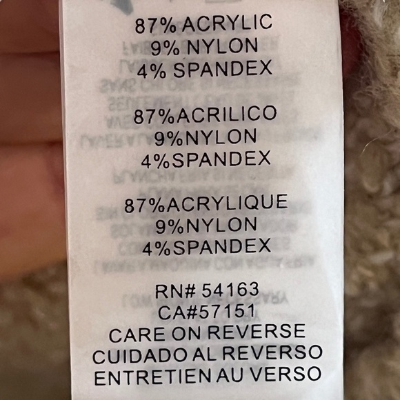 Calvin Klein Women Sweater Size 1X Tan Cowl Neck Pullover Knit Vintage Neutral - Picture 10 of 14